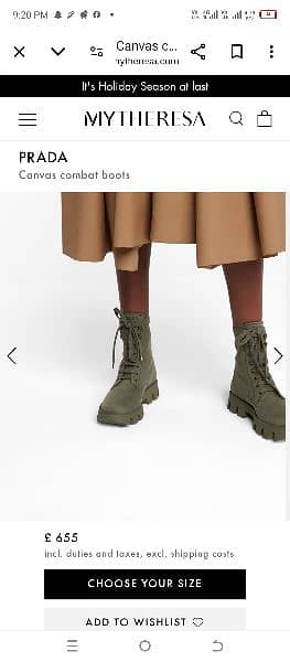 Prada 100% Original women boots. 0