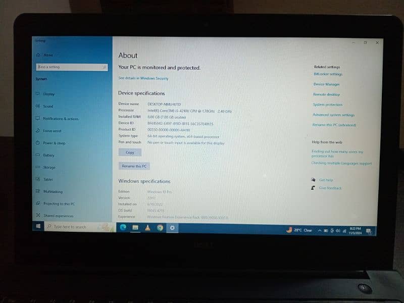 Dell inspiron 15 i5 4th Genration 1