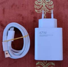 MI 67Watt original box plugged charger Redmi note 11 pro