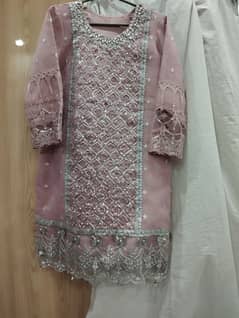 Party Wear Shalwar Suit 3 Piece(shirt,shalwar,dupatta)