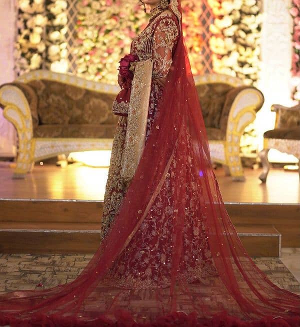 bridal lehnga for barat one time use 1