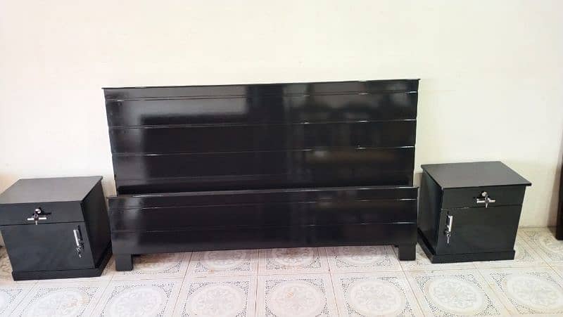 king size double bed kikar wooden 1