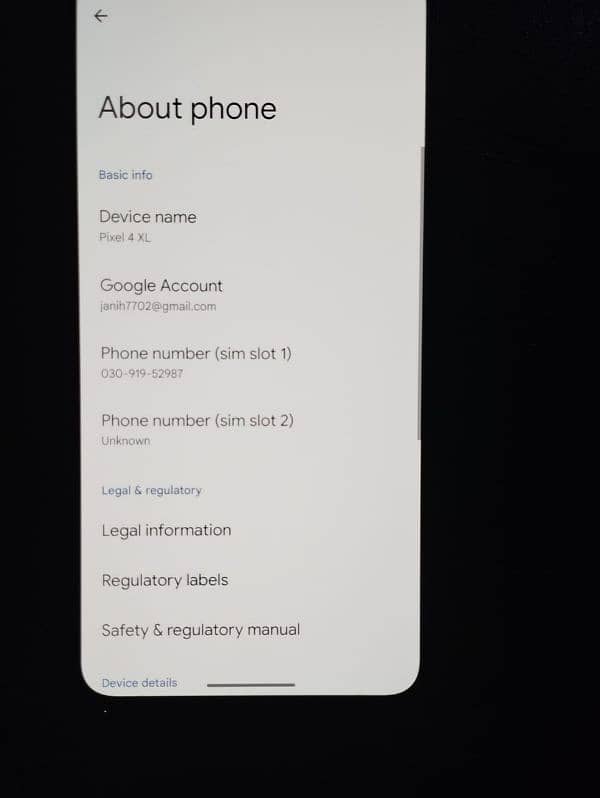 Google pixel 4xl 1