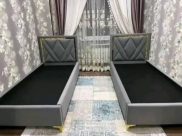 Bed set, Poshish bed set, Double bed set, Furniture for sale 8