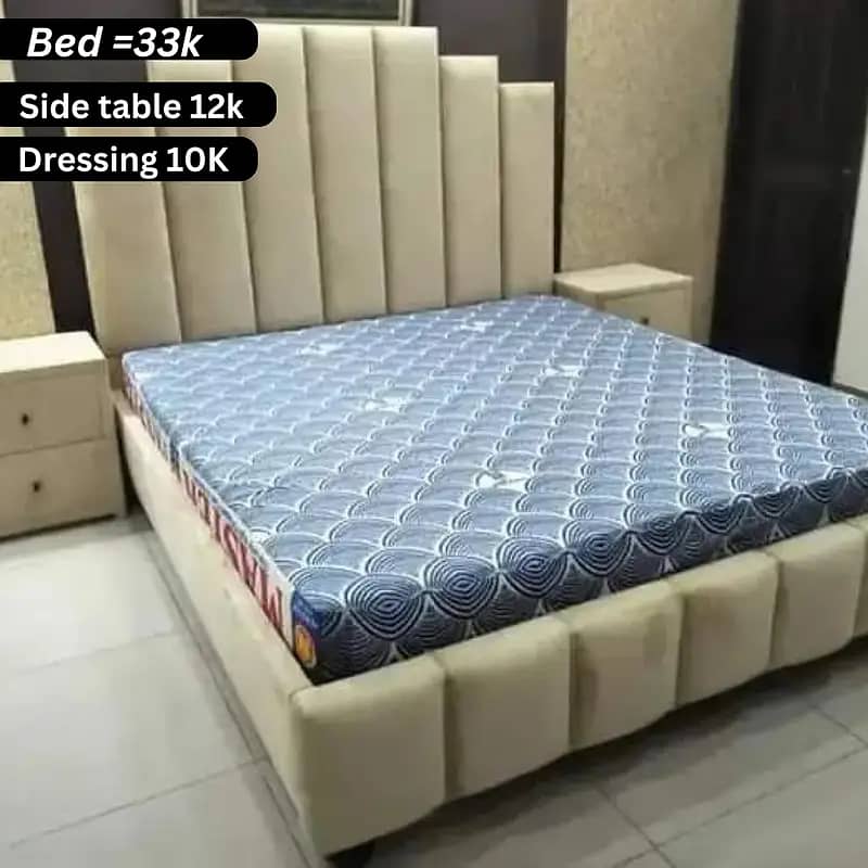 Bed set, Poshish bed set, Double bed set, Furniture for sale 12