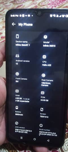 Infinix smart 7(3+64)