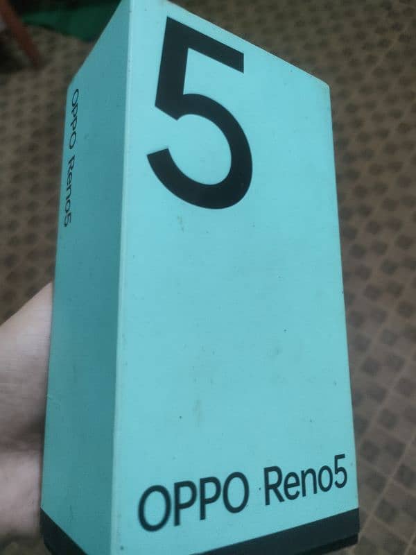 Oppo Reno 5 complete box charger 0