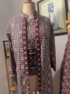 Ajrak Suit