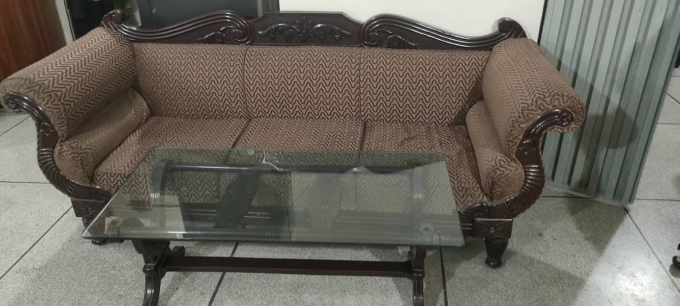 Sofa Set [3 Seater+2 Single Seater+3 Seater couch (Diwan)] 3