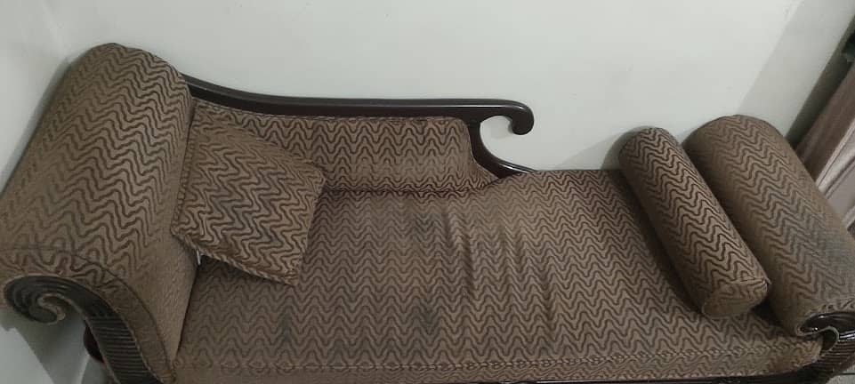 Sofa Set [3 Seater+2 Single Seater+3 Seater couch (Diwan)] 8