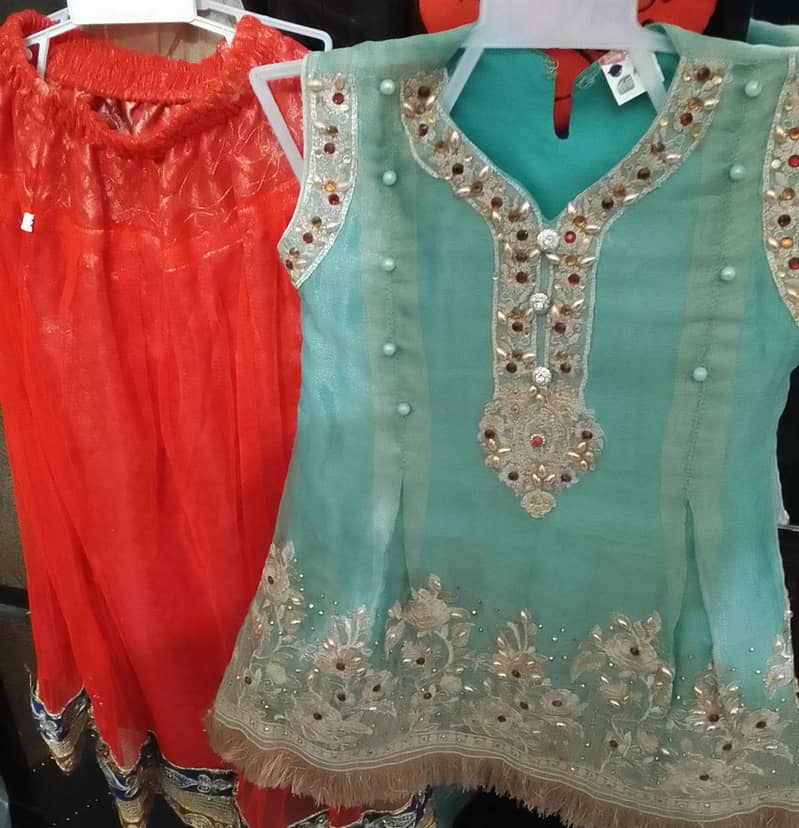 Lehga Kurti shalwar 2 dupatta 0