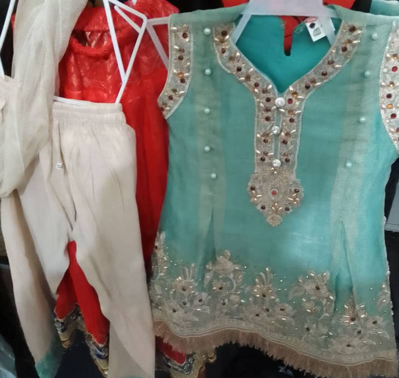 Lehga Kurti shalwar 2 dupatta 1