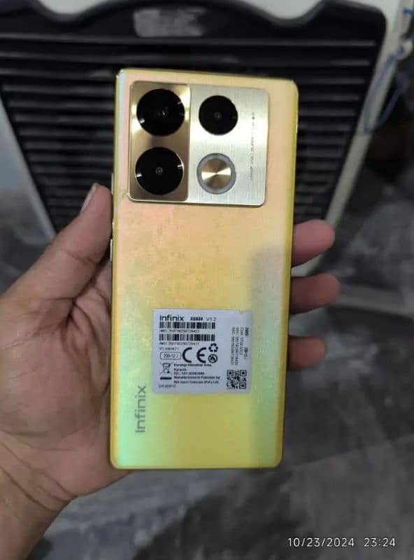 infinix not 40 pro 6 months warrant 10 by 10 mobil ha jis na bi Lana 1