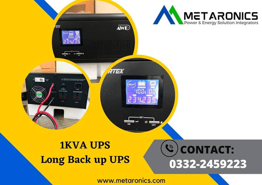 Reliable 1kVA UPS for Home and Office Used Pure Sine wave 0