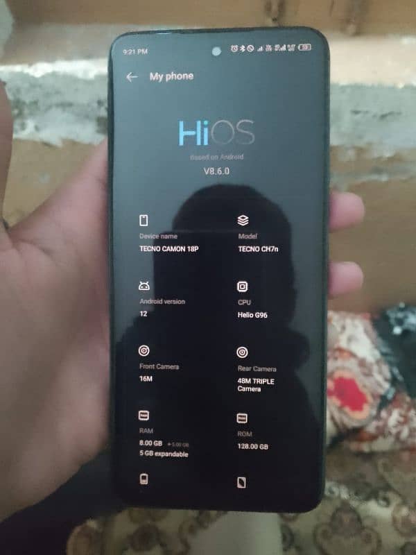 tecno camon 18p mobile ha 8+5/128 ha mobile okay ha koi masla nahi ha 5