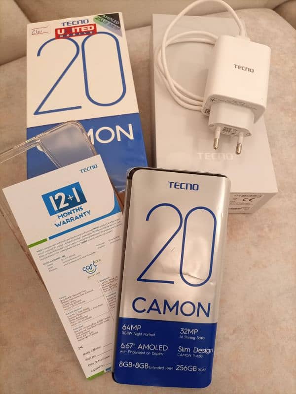 Tecno Camon 20 8+8 256 GB In Official Warranty 2