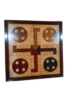 Carrom and ludo in pure wood