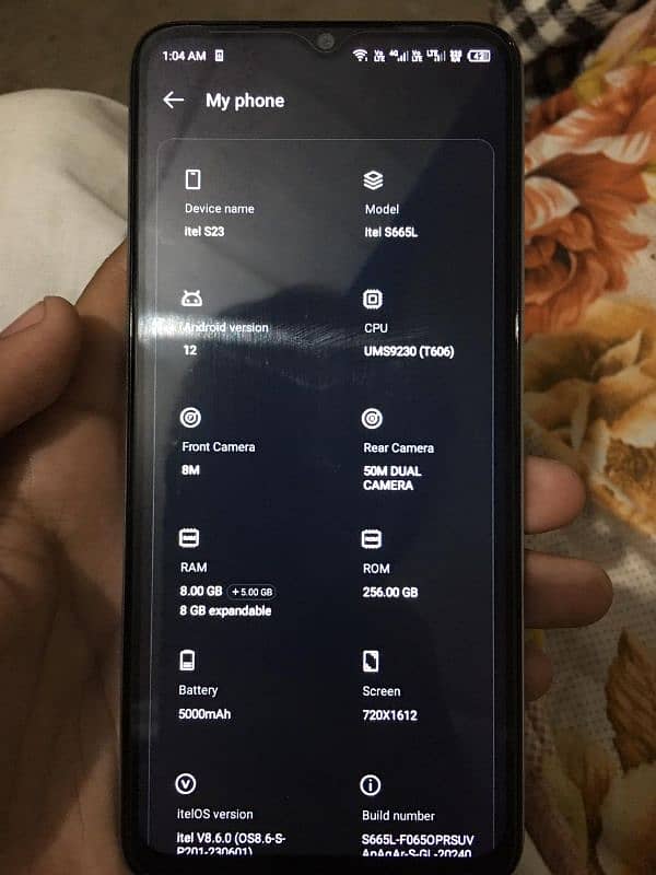 Itel S23 4G just box open mobile 1