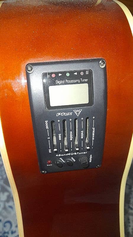 Original phonex brand semi acoustic guitar 4