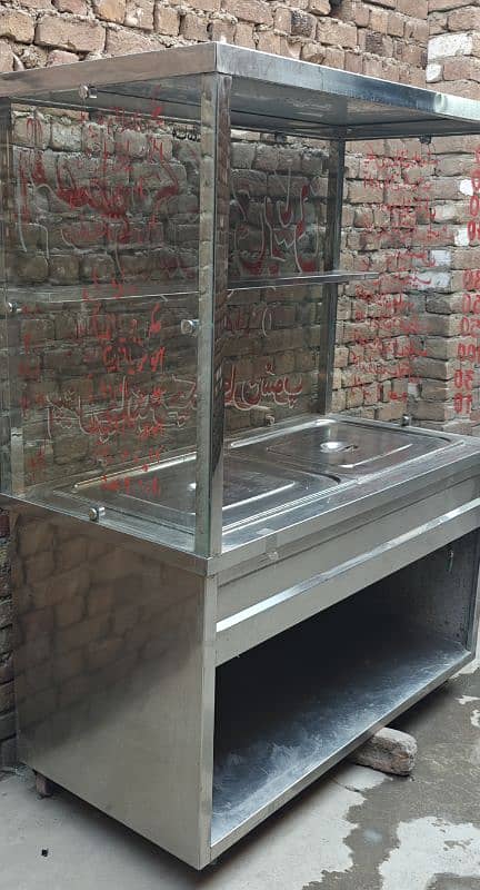 stainless steel counter for Biryani Chips Corn Soup etc 3