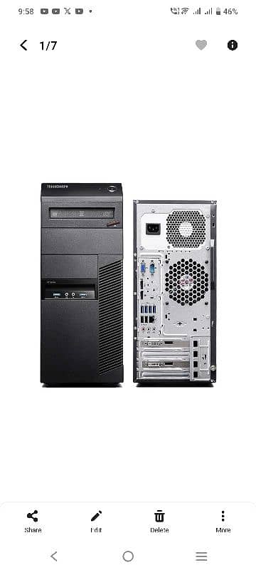 Lenovo M93p Desktop 0