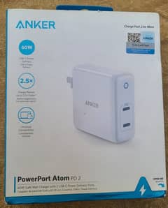 Anker 100% original 60w charger, (2)U-Green 65w 100% original chargers