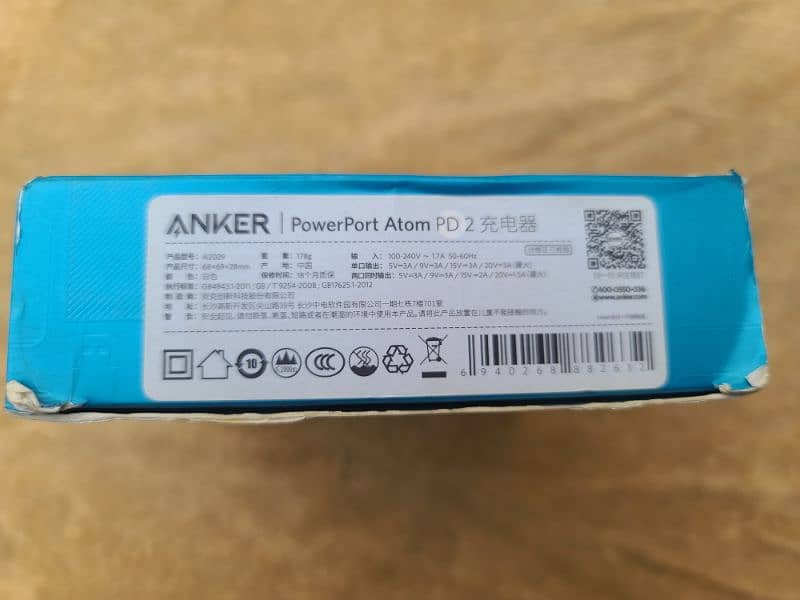 Anker 100% original 60w charger, (2)U-Green 65w 100% original chargers 3