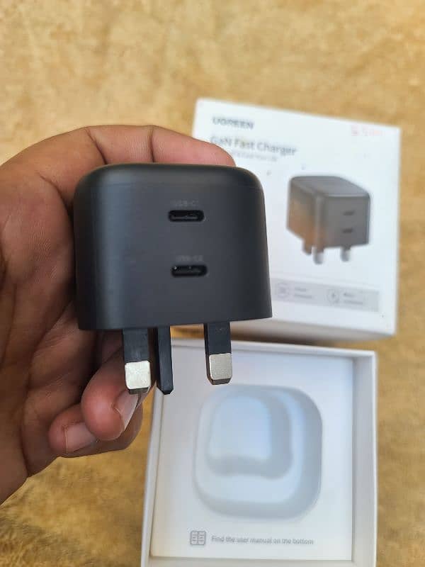 Anker 100% original 60w charger, (2)U-Green 65w 100% original chargers 9