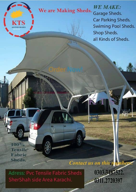 car shads pvc Tensile fiberac 03033487522 3