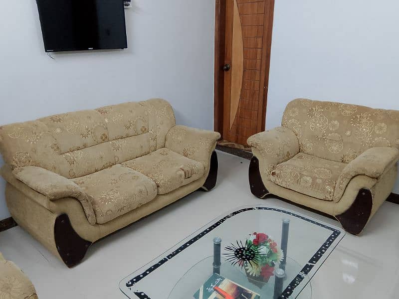 7 seater sofa set with cover 1