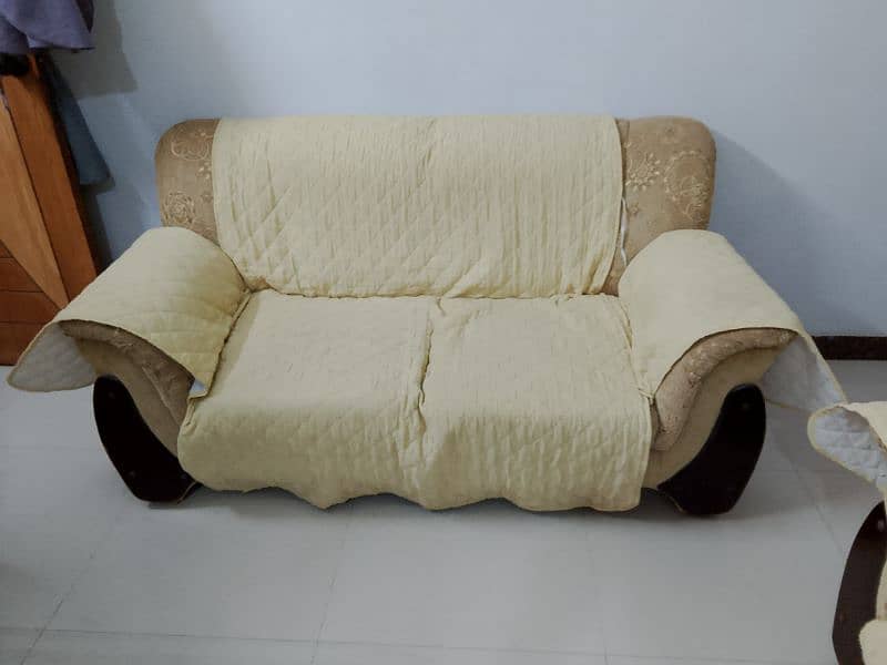 7 seater sofa set with cover 4