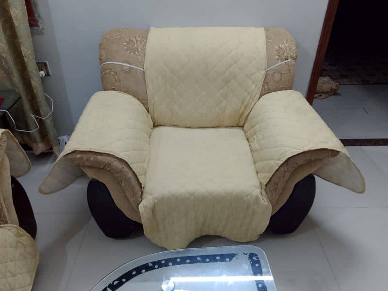 7 seater sofa set with cover 6