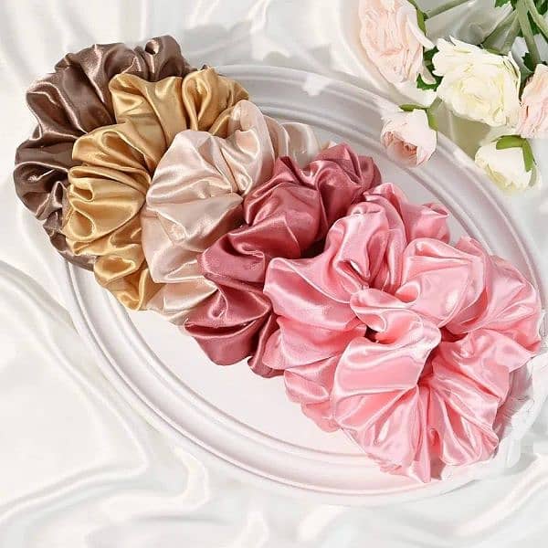 silk scrunchies 3