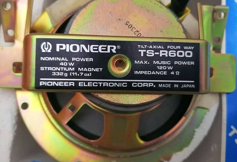 Original Pioneer Japan Speaker For Car 1