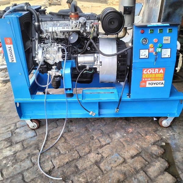 30kva generator Toyota 1kz 3000cc engine Japanese sound proof 1