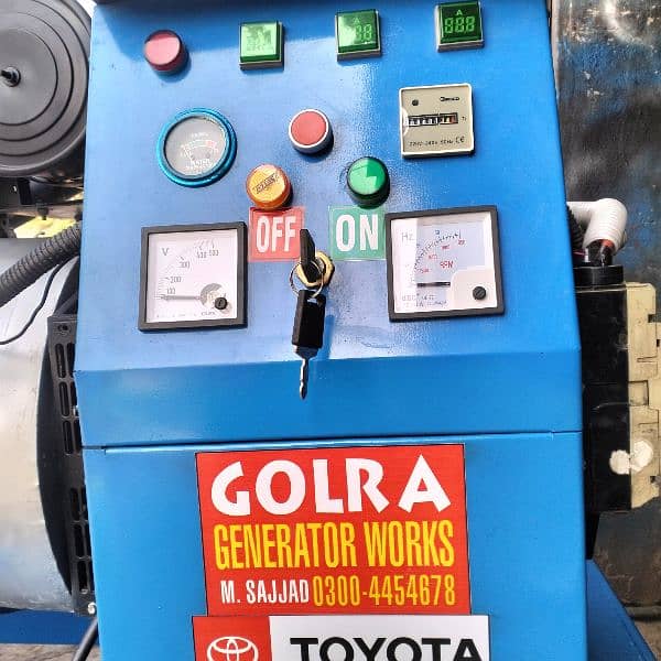 30kva generator Toyota 1kz 3000cc engine Japanese sound proof 4