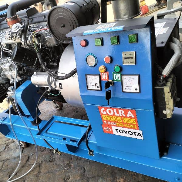 30kva generator Toyota 1kz 3000cc engine Japanese sound proof 11