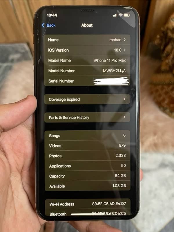 Iphone 11 Promax Gold 64GB 1