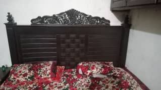 Double Bed only (without Mattress)