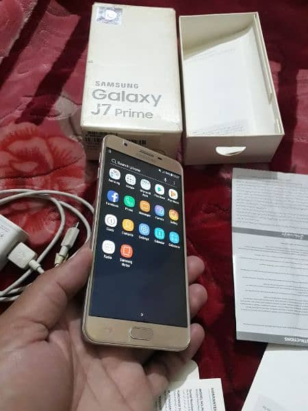 Samsung J7 prime,Full Box(03165859104),Ram 3gb,Memry 16gb 4