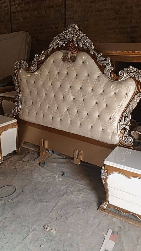 Punjab Lahore furniture. Double bed sidetable Dressing 4