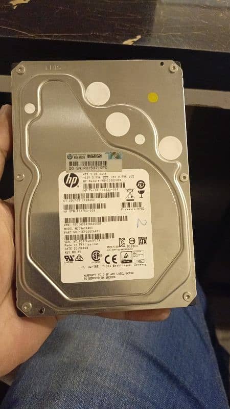 hp 4tb hard disk 0