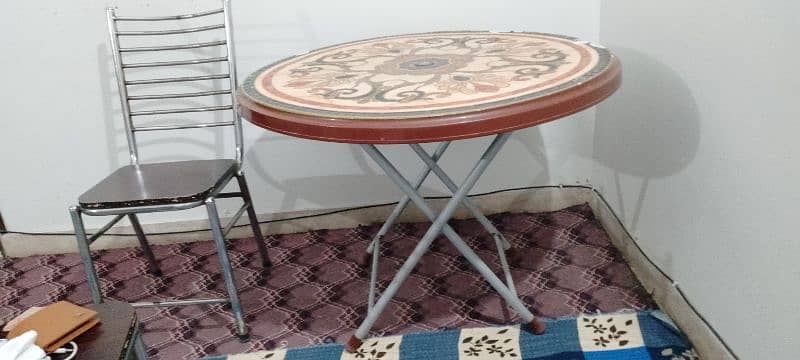 Used Dinning table  & Chair 2