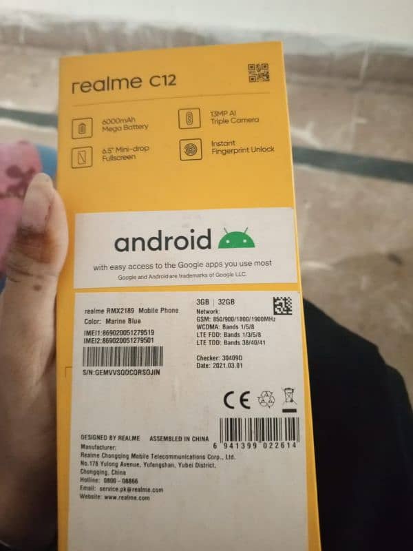 c12 realme 3/64 1