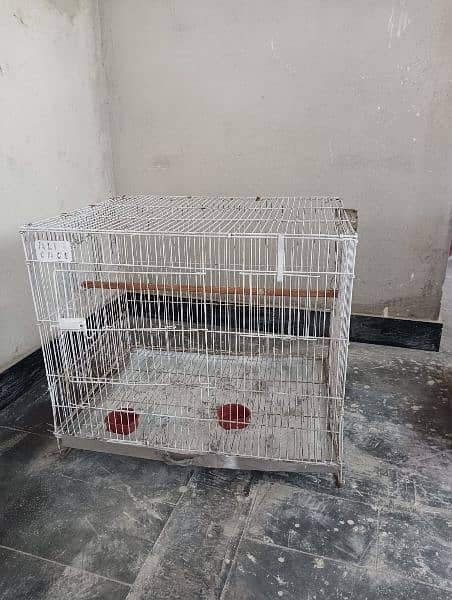 2 cages + 2 breeding box 1