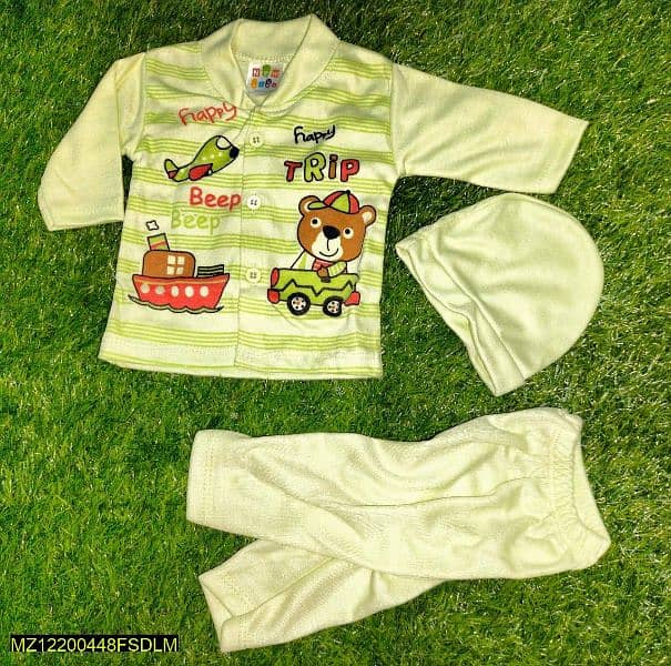 3 Pcs New Born Baby Suit 1