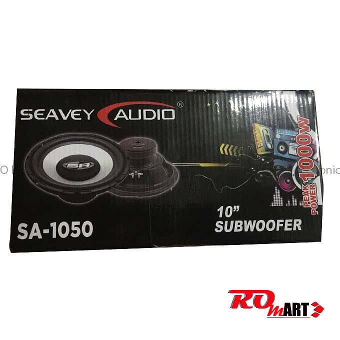 Seavy Audio Sub woofer  SA-1050- Car Sub Woofer - Black 10 inches 1