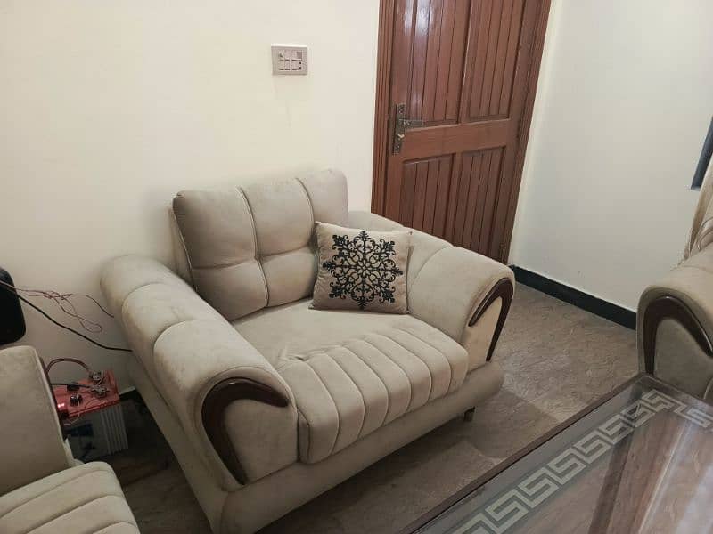 7 Seater Sofas with Table Set 2