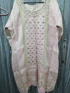 Straight shirt with garara & dupatta