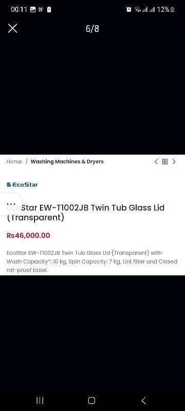 Ecostar Washing Machine 5